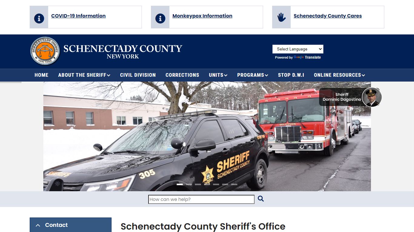 Schenectady County Sheriff's Office | Schenectady County